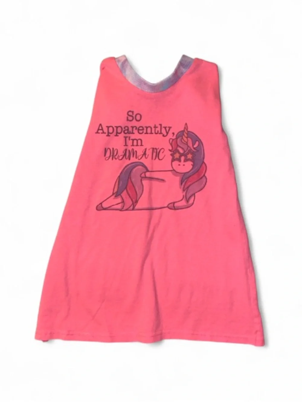 Girls Pink Unicorn Nightgown - 